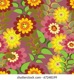 Beautiful seamless pattern with colors it is possible to fill any any contour