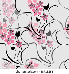 Beautiful seamless pattern with colors it is possible to fill any any contour