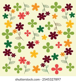 Bonito padrão sem emenda com mão desenhada bonito, padrão sem emenda com abacaxi de melancia, padrões vetoriais, impressão floral irregular,
Planos de fundo vetoriais com flores desenhadas à mão, elementos abstratos