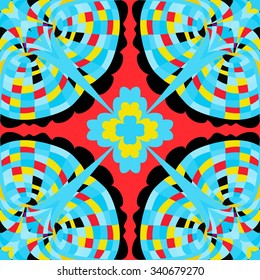 beautiful seamless pattern. Decorative elements. vector illustration