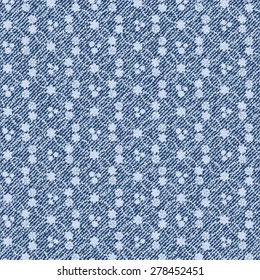 Beautiful seamless pattern with denim jeans background