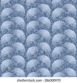 Beautiful seamless pattern with denim jeans background