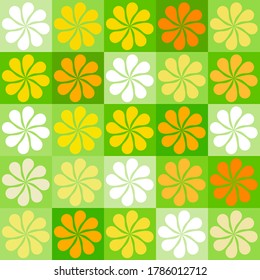 Beautiful seamless pattern design isolated on white background. Suitable for wrapping paper, wallpaper, fabric, backdrop and etc.