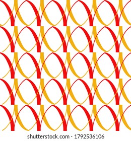 Beautiful seamless pattern design isolated on white background. Suitable for wrapping paper, wallpaper, fabric, backdrop and etc.