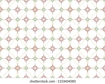 beautiful seamless pattern with different colorful stars