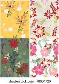 Beautiful seamless pattern floral
