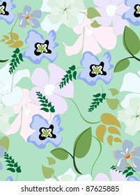 Beautiful seamless pattern floral