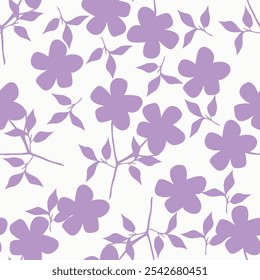 Padrão perfeito bonito com fundo floral.