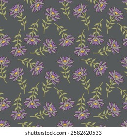 Beautiful seamless pattern with floral background