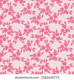 Beautiful seamless pattern with floral background