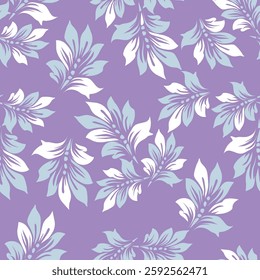 Beautiful seamless pattern with floral background.