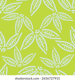 Padrão perfeito bonito com fundo floral.