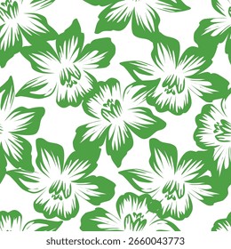 Hermoso patrón sin fisuras con fondo floral.