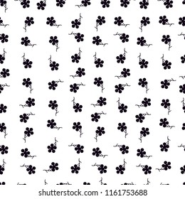 Beautiful seamless pattern with floral motifs