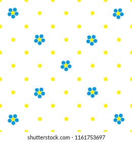 Beautiful seamless pattern with floral motifs