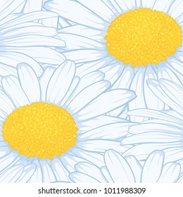 Beautiful seamless pattern with flowers daisy. design forgreeting cards and invitations of wedding, birthday, Valentine s Day, mother s day and other seasonal holiday.