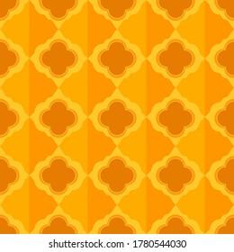 Beautiful seamless pattern of free shaped isolated on white background. Suitable for wrapping paper, wallpaper, fabric, backdrop and etc.