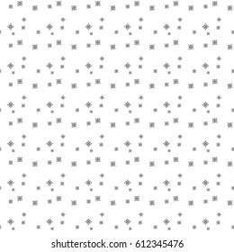 Beautiful seamless pattern with gray flowers