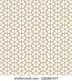 Beautiful Seamless pattern japanese shoji kumiko, great design for any purposes. Japanese pattern background vector. Japanese traditional wall, shoji.Average thickness lines.ROUNDED corners.