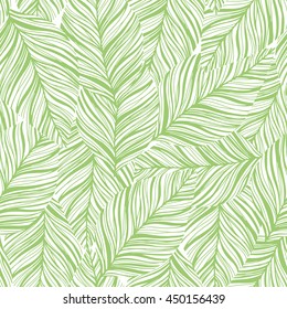 Beautiful seamless pattern with leaf texture