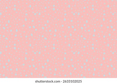 Beautiful seamless pattern with light grey uneven polka dots on  pink background. Abstract spots. For backgrounds, wallpapers, textiles, packaging, or  website.