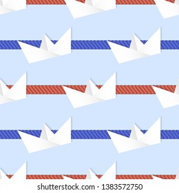 beautiful seamless pattern in marine style.vector illustration