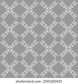 
Hermoso patrón transparente sobre un fondo gris