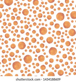 Beautiful Seamless Pattern Polka Dot of Mix color. Perfect for your design, textile, pattern fills, box, posters, cards, web page background etc. Pattern under the mask. Vector.