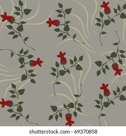  Beautiful seamless pattern in a retro style it is possible to fill any any contour