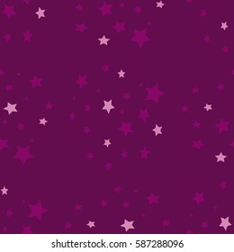 Beautiful seamless pattern with stars
