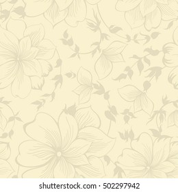 Beautiful Seamless pattern for textile design, vector illustration