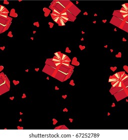 Beautiful seamless pattern the Valentine's day it is possible to fill any any contour
