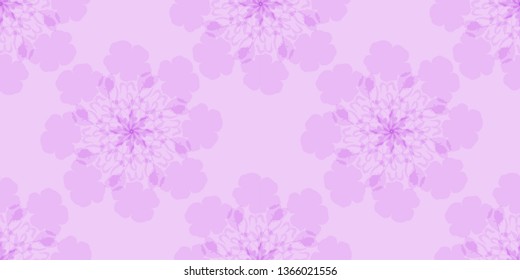 Beautiful seamless pattern.Flower imprint. Vector illustration.