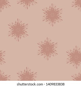 Beautiful seamless pattern.Flower imprint. Vector illustration.
