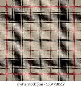 Beautiful seamless plaid pattern vector