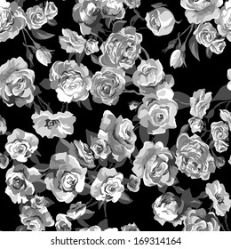 Beautiful Seamless Rose Background 
