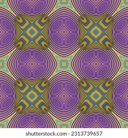 Beautiful seamless textured abstract background in green, yellow and purplish red colors