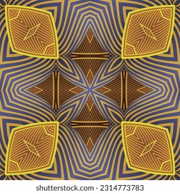 Beautiful seamless textured abstract background in purple brown and yellow colors