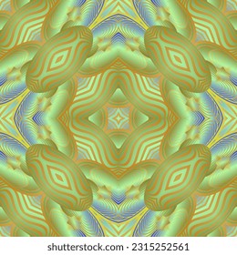 Hermoso fondo abstracto de textura transparente en líneas verdes, azules y amarillas