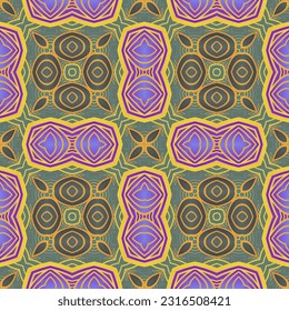 Beautiful seamless textured abstract background in blue, green, pink and yellow gold colors