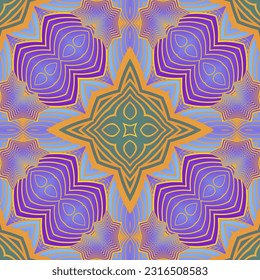 Beautiful seamless textured abstract background in blue, green, pink and yellow gold colors