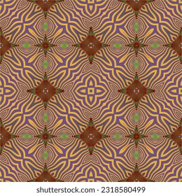 Beautiful seamless textured abstract background in green purple and yellow colors
