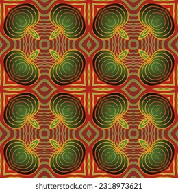 Hermoso fondo abstracto de textura transparente en colores rojo, verde y amarillo dorado