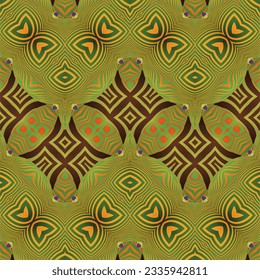 Hermoso fondo abstracto de textura impecable en tonos verdes, naranjas y dorados