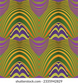 Hermoso fondo abstracto de textura impecable en tonos verdes, naranjas y dorados