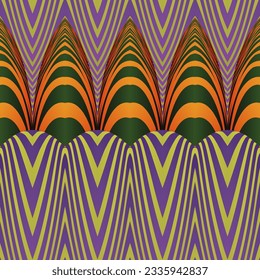 Hermoso fondo abstracto de textura impecable en tonos verdes, naranjas y dorados