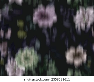 Beautiful seamless vector floral pattern background with palm tropical leaves and abstract forms. Abstract geometric texture. Perfect for wallpapers, web page backgrounds, surface textures, textile