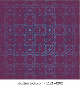 Beautiful seamless vector pattern with abstract ornaments