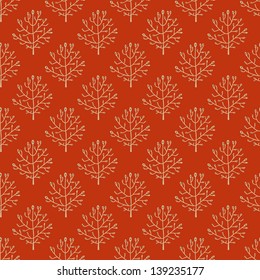 Beautiful seamless vintage pattern