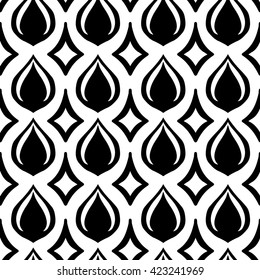 Beautiful seamless with vintage pattern. Vector illustration